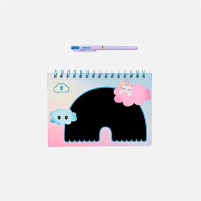 Flying Tiger Copenhagen Çizim Tahtalı Gökkuşağı Desenli Spiralli Defter