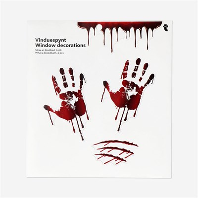 Flying Tiger Copenhagen El İzi Şeklinde 6lı Pencere Stickerı