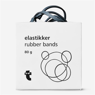 Flying Tiger Copenhagen Gri Renkte Küçük ve Büyük Lastik Bantlar