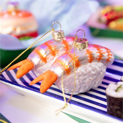 Flying Tiger Copenhagen Karidesli Sushi Nigiri Yılbaşı Ağacı Süsü