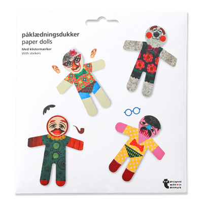 Flying Tiger Copenhagen Kendin Yap Kağıt Bebek ve Sticker Kiti