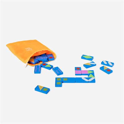 Flying Tiger Copenhagen Kitap Kutusunda Ahşap Domino Takımı
