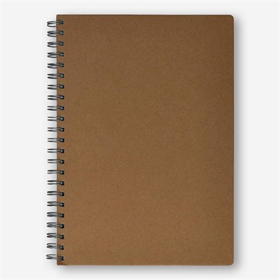 Flying Tiger Copenhagen Kraft Kapaklı Bölmeli Defter A4