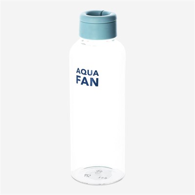 Flying Tiger Copenhagen Mavi Kapaklı Cam Su Şişesi 500 ml