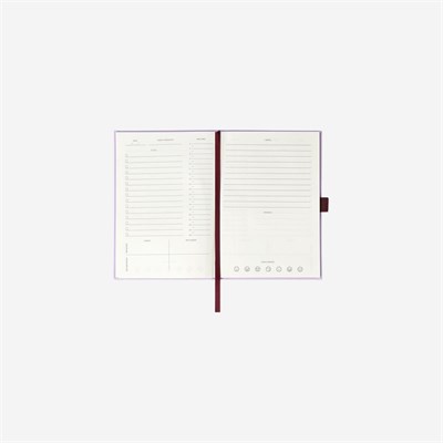 Flying Tiger Copenhagen Mor Tarihsiz A5 Planlayıcı Defter