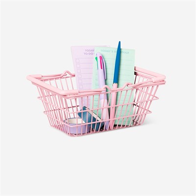 Flying Tiger Copenhagen Pembe Mini Alışveriş Sepeti