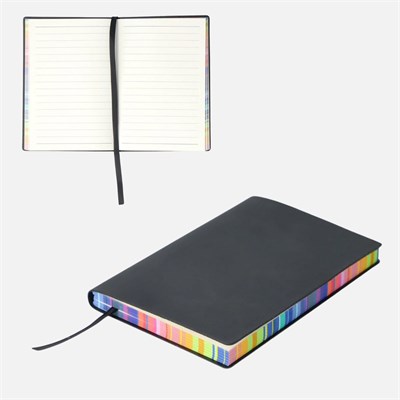 Flying Tiger Copenhagen Renkli Kenarlı A6 Defter Çizgili Defter