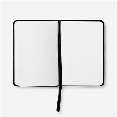 Flying Tiger Copenhagen Siyah Elastik Kapaklı A6 Çizgisiz Defter