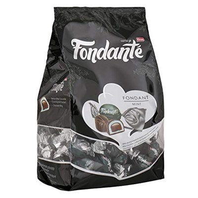 Fondante Çikolata Dolgulu Naneli 1000 Gr. (1 Poşet)