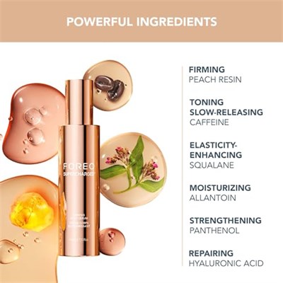FOREO SUPERCHARGED Vücut Serumu, 100 mL - İletken ve Sıkılaştırıcı - Selülit Karşıtı - Yaşlanma Karşıtı Vücut Bakımı - 8 çeşit Hyaluronik Asit - Dermatolojik Olarak Test Edilmiştir - Tüm Cilt Tipleri