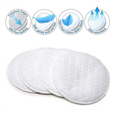 ForPro Premium Dikişli Pamuk Yuvarlaklar, Makyajı, Oje ve Temizleme Yüzünü Çıkarmak için%100 Saf Pamuk Pedler, 600 Adet (6-100 Pamuk Yuvarlak Paket)