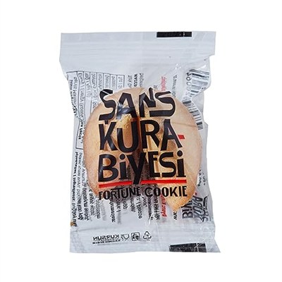 Fortune Cookie/Şans Kurabiyesi 10lu Kutu (Hazır Dilekler/Fallar)