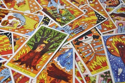 Fournier Tarot del Fuego by Ricardo Cavolo