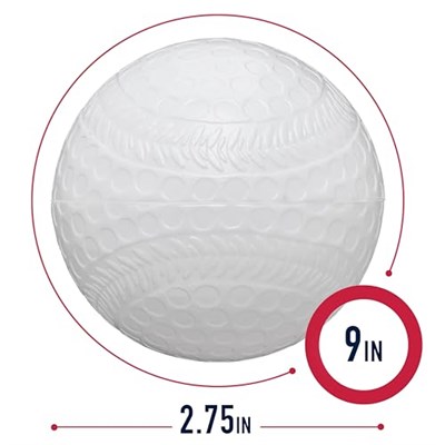 Franklin Sports Aero-Strike plastik Baseballs-Pack 8 (70 mm)