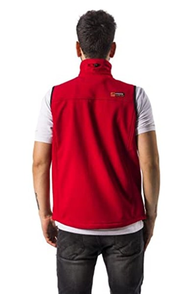 Free Camp Vest Erkek Softshell Yelek KIRMIZI M