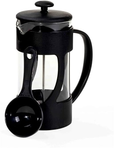 Frenchpress 350ml kaşık hediyeli,ısıya dayanıklı,paslanmaz filtre