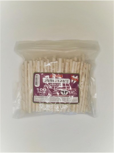 Freshy Dental Twists - Köpek Sütlü Burgu Çubuk - 100lü Mega Paket