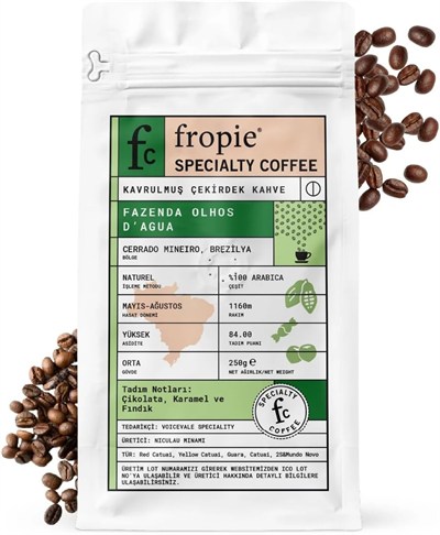 Fropie Kahve Brezilya - Çekirdek 250 gr