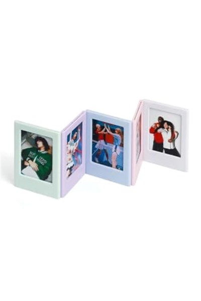 Fujifilm Instax Mini Film Uyumlu 2Li Mıknatıslı Fotoğraf Çerçeve Seti, Koyu Mavi