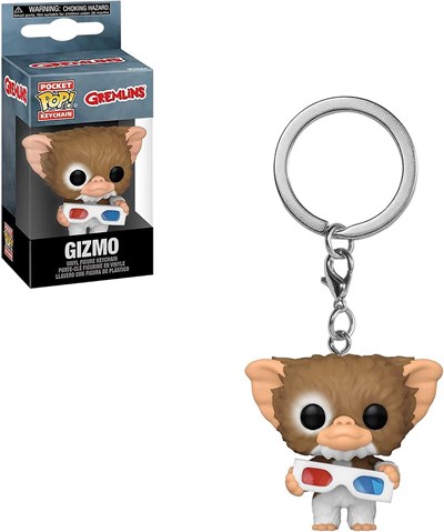 Funko 49883 POP Anahtarlık: Gremlins-Gizmo w/3D Gözlükler Korku S8 Koleksiyon Oyuncağı, Çok Renkli