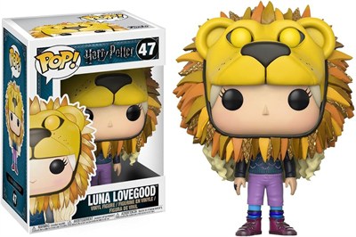 Funko Fgr-POP Harry Potter, Luna Lovegood w/Lion Head