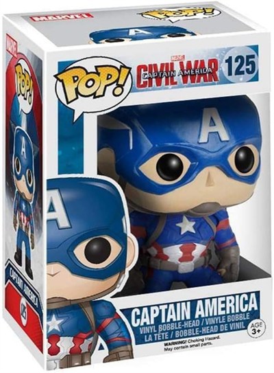 Funko POP Marvel Captain America 3 Captain America Renkli One Size