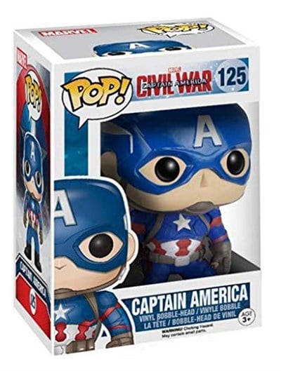 Funko POP Marvel Captain America 3 Captain America Renkli One Size