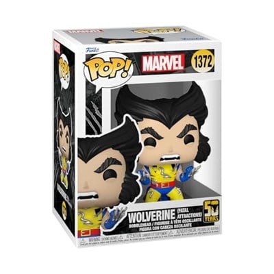Funko Pop! Marvel: Wolverine 50. Yıldönümü - Wolverine (Önemli Yerler) | Resmi Ürün - Raf Teşhir için Koleksiyonluk Vinil Heykelcik -  - Seçenekler: Adamantium ile Wolverine, Silah X, Wolverine Klasik