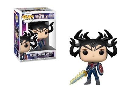 Funko POP Vinyl: Marvel What If - Infinity Captain Carter - Koleksiyon Vinil Figür - Hediye Fikri - Resmi Ürün - Çocuklar ve Yetişkinler için - TV Hayranları - Koleksiyonerler ve Teşhir için Model