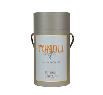 Funoli Jus Natürel Sızma Zeytinyağı, Özel Kutulu, Süper Hediye, 770 mg/kg Yüksek Polifenol, Memecik, Milas, Avrupa Konseyi Coğrafi İşareti, PDO, 250 ml, Sınırlı Sayıda Üretilmiştir