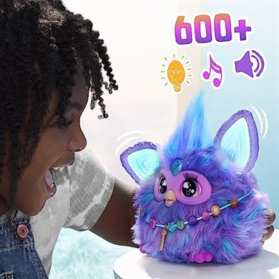 Furby Mor İnteraktif Pelüş Oyuncak - İngilizce versiyonu