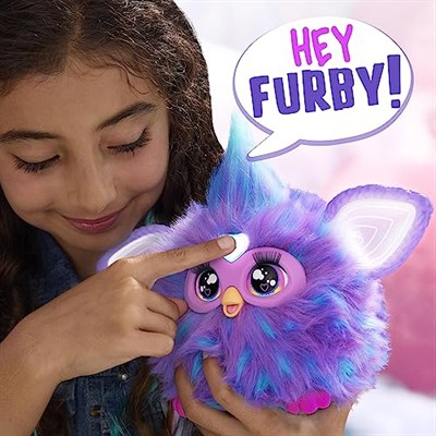 Furby Mor İnteraktif Pelüş Oyuncak - İngilizce versiyonu