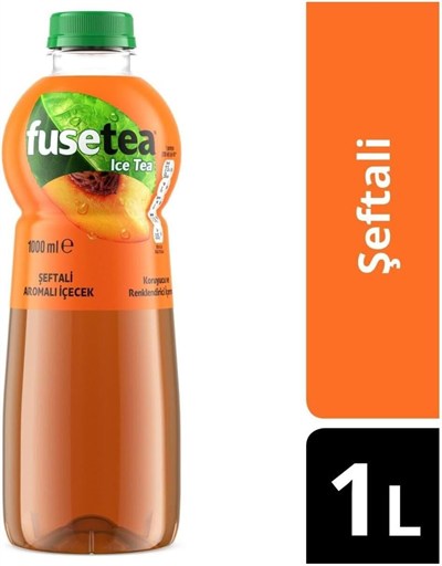 Fuse Tea Şeftali Aromalı Soğuk Çay, 1 Lt, 6lı Paket