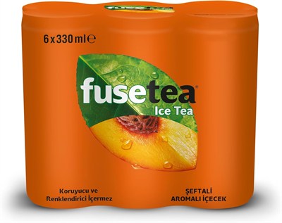 Fusetea Şeftali Aromalı Soğuk Çay Kutu 6x330 ml