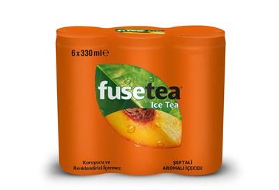 Fusetea Şeftali Aromalı Soğuk Çay Kutu 6x330 ml