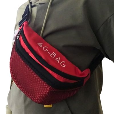 G-BAG Kırmızı Omuz/Bel Çantası Unisex 35x19 cm