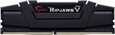 G.Skill (1x8GB) Ripjaws V Gaming Serisi 3200 MHz CL16 (16-18-18-38) Siyah Renkli Alüminyum Soğutuculu 1,35V Bellek Modülü
