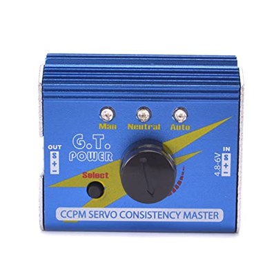 G.T. Power Servo Tetser Multi 3CH Dijital Servo Test Cihazı ECS Tutarlılık Hız Kontrolörü Kontrolörü RC Alüminyum Kabuk Servo Test Cihazı RC Helikopter Araba Tekne için
