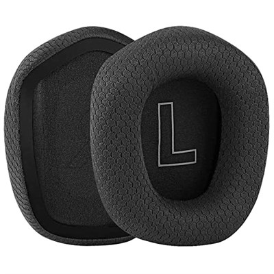 G733 Earpads Yedek Kulak Pedleri Yastıklar Bardaklar Muffs Aksesuarları Logitech G733 Oyun Kulaklığı Parçaları ile Uyumlu. (Siyah Pedler)