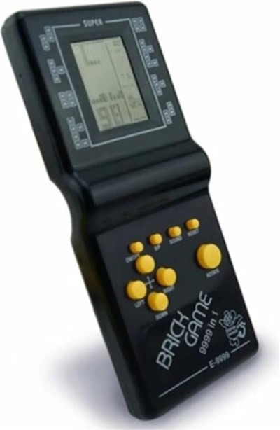 Game Boy Tetris Atari Oyunları Nostaljik Ürünler Brick Game Oyuncak El Atarisi - Siyah