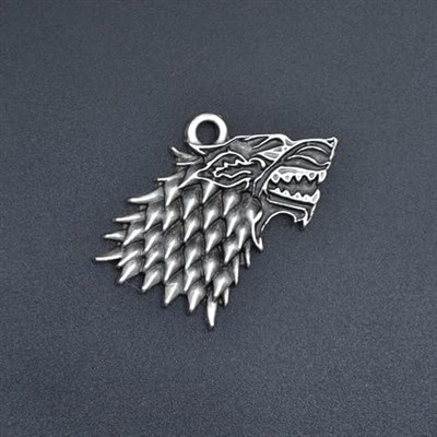 Game Of Thrones Kurt Deri ip Kolye - Gümüş Kaplama - Kadın Erkek Kolye - No:834