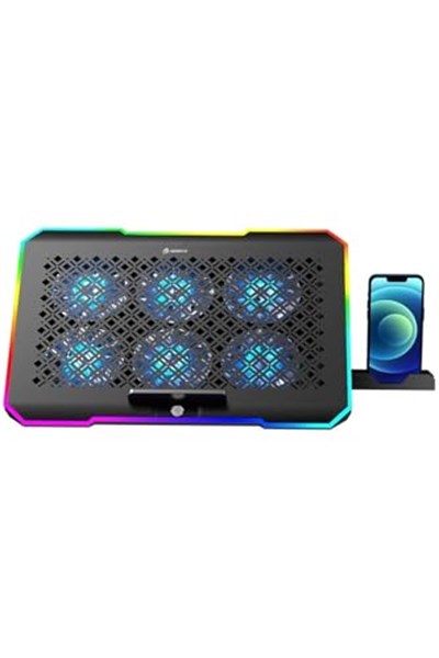 GAMEBOOSTER GB-NS61 Storm 17 Fan/RGB Kontrollü 2xUSB Portlu Notebook Soğutucu
