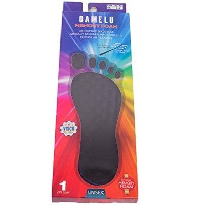 Gamelu MOSTM900SYH Siyah Unisex Memory Foam Visco Spor Ayakkabı Ortopedik İç Taban