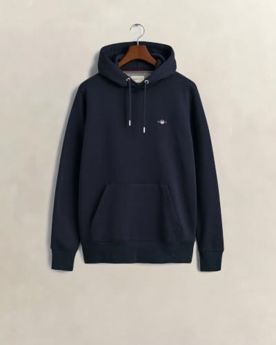 GANT Erkek Lacivert Regular Fit Kapüşonlu Sweatshirt