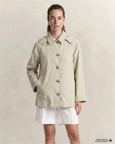 GANT Kadın Bej Ceket - Bedenler: XS, S, M, L, XL