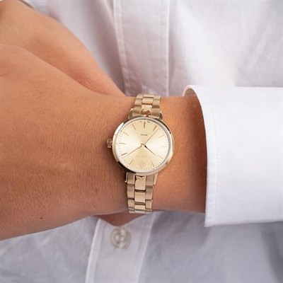 GANT KADIN KOL SAATİ, GOLD ÇELİK KASA, GOLD KORDON, QUARTZ, 28MM, 5 ATM SUYA DAYANIKLI, G126012