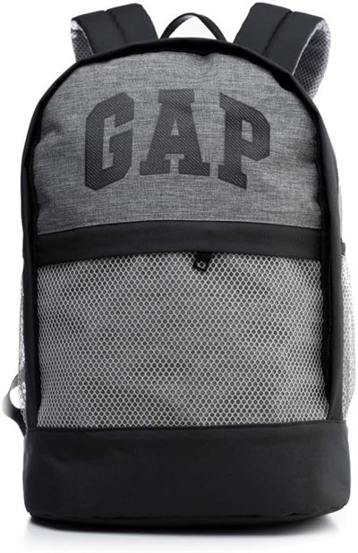 GAP Orijinal Sırt Çantası Çift Bölmeli Gri Siyah GAP.03499