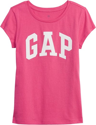 GAP V-hs Ss Value Logolu Tişört Tişört kız çocukları