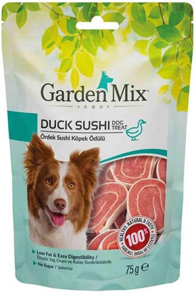 Garden Mix Ördekli Sushi Köpek Ödülü 75 Gram