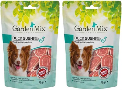 Garden Mix Ördekli Sushi Köpek Ödülü 75 Gram (2 paketi)
